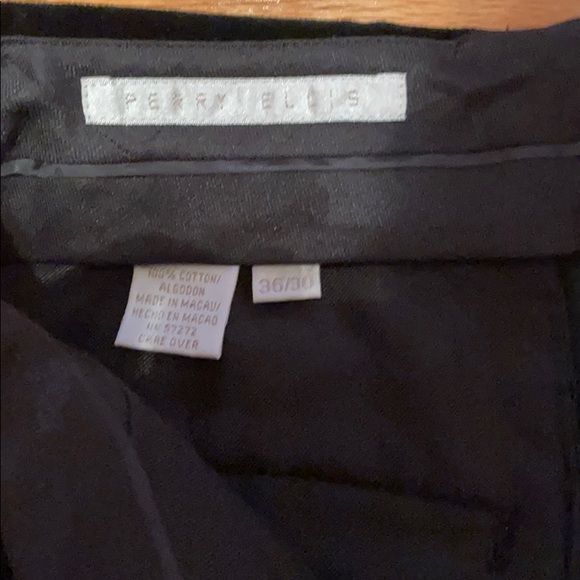 Perry Ellis Navy Velvet Pants - Picture 2 of 2